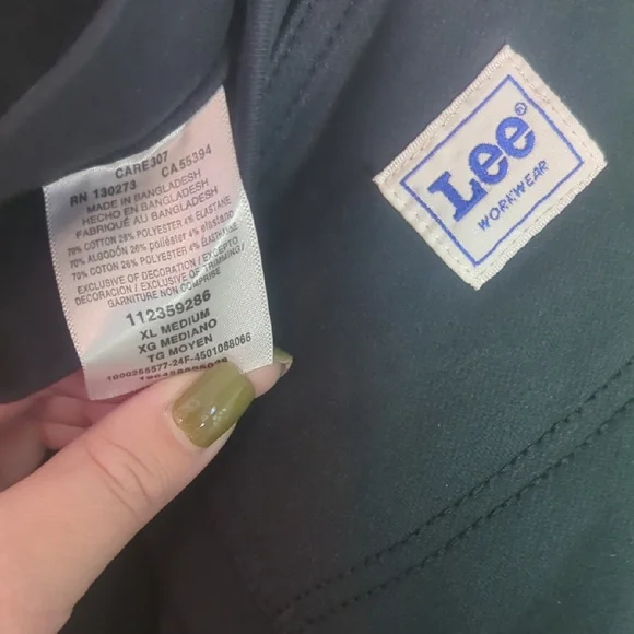 Lee Classic Black Wide-Leg Pants - Picture 5 of 5